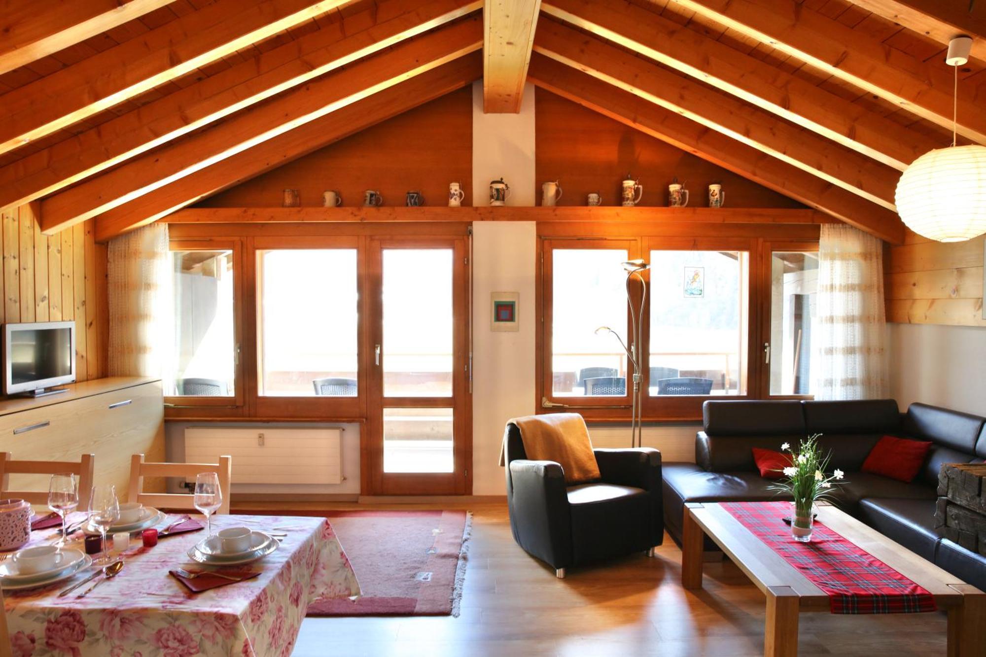 Monte Rosa Taesch, Apartments Mit Wellness Bereich Eksteriør bilde